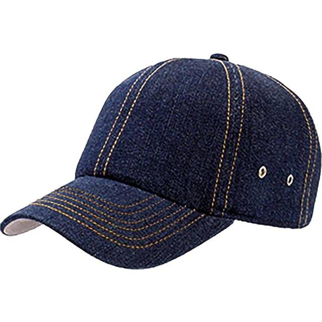(One Size, Navy) Atlantis Action 6 Panel Chino Baseball Cap (Pack of 2)