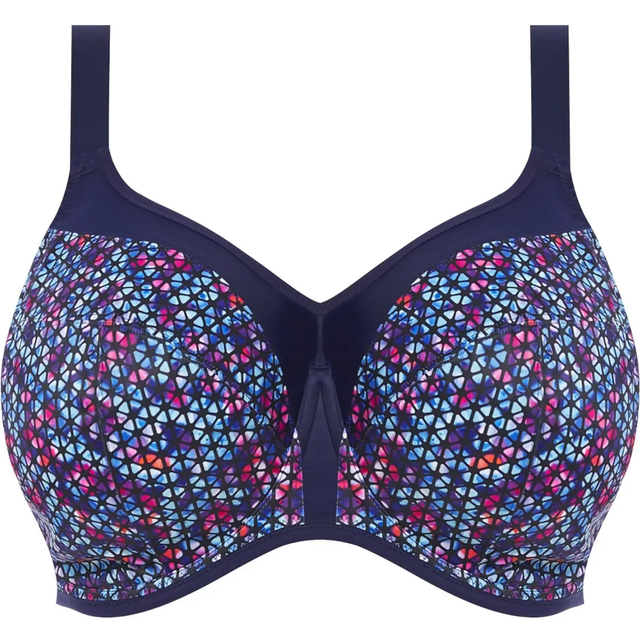 Elomi Womens Energise Sports Bra - Blue Nylon - Size 36G