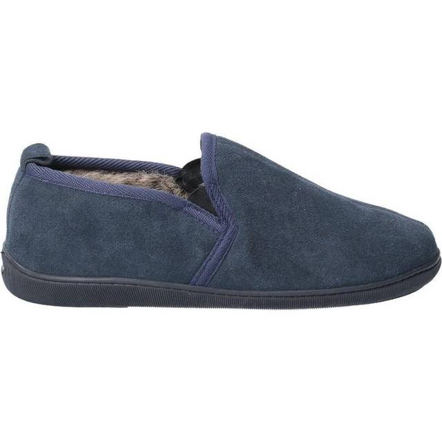 Hush Puppies Mäns Arnold låg-topp tofflor, Blå marinblå, 41.5 EU