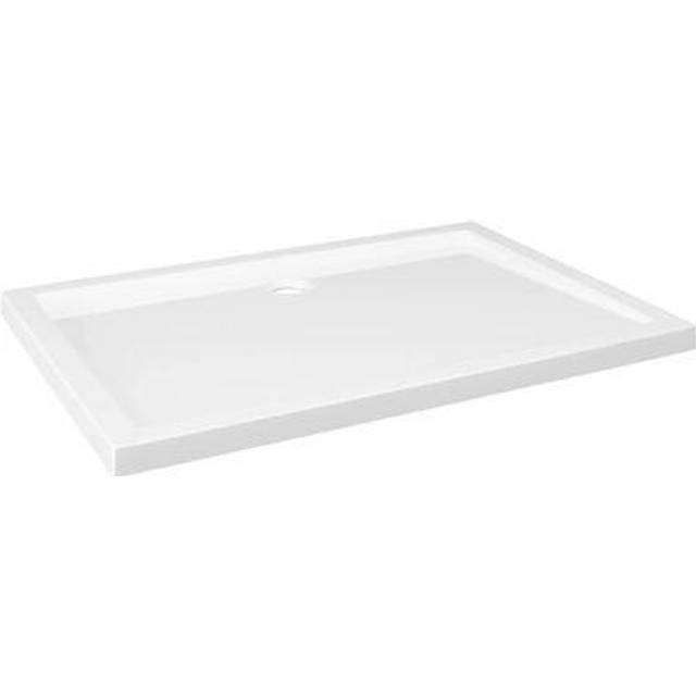 Duschkar rektangulärt ABS vit 80x110 cm