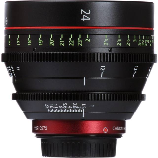 Canon CN-E 24mm T1.5 L F Cinema Prime Lens EF Mount