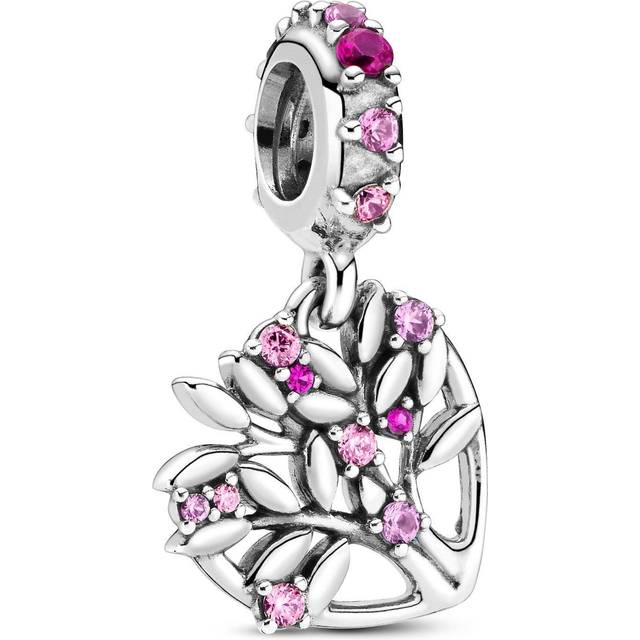 Pandora Pink Heart Family Tree Dangle Charms