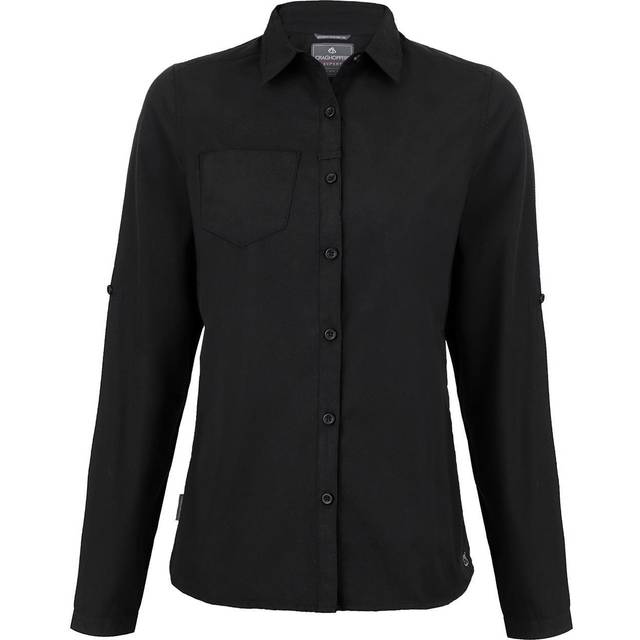 Craghoppers Womens Expert Kiwi Long-Sleeved Shirt - Black - 20
