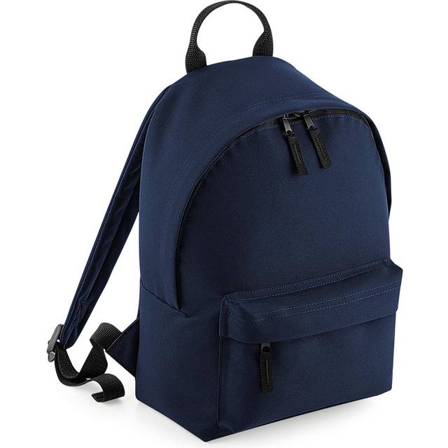 (One Size, French Navy) BagBase Mini Fashion Backpack