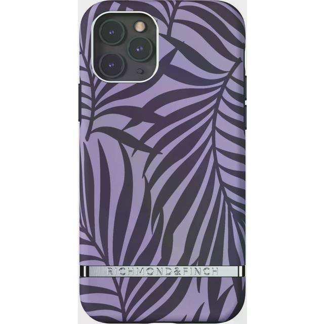 Richmond & Finch Mobilskal - iPhone 11 Pro - Purple Palm - Richmond & Finch - One Size - Fodral