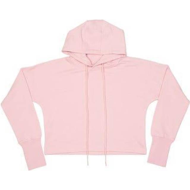 (XL, Soft Pink) Mantis Womens/Ladies Cropped Hoodie