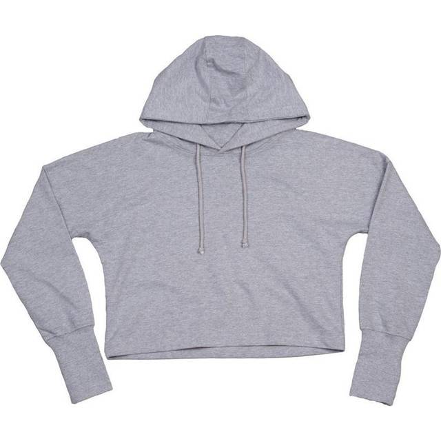 (XS, Heather Marl) Mantis Womens/Ladies Cropped Hoodie