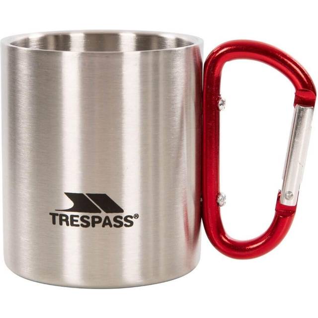 Trespass Stainless Steel Novelty Carabiner Mug