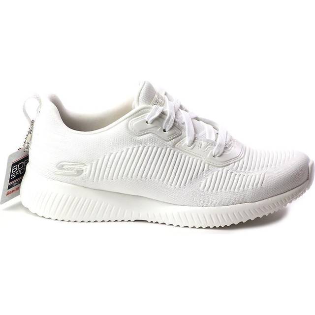 Skechers Bobs Squad Tough Talk dam Sneaker, Vit, 38 EU