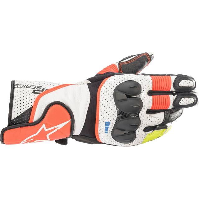 Alpinestars SP-2 V3 Motorcycle Gloves, black-white, Size M
