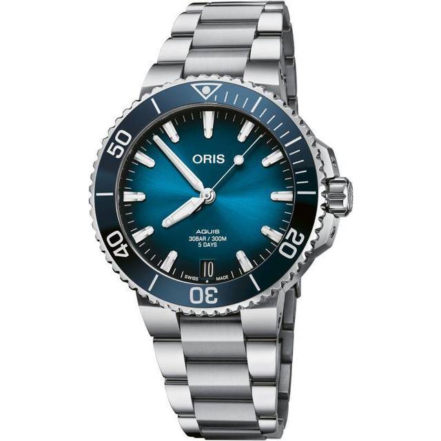 Oris Herrenuhr Aquis 01 400 7769 4135-07 8 22 09PEB - silber