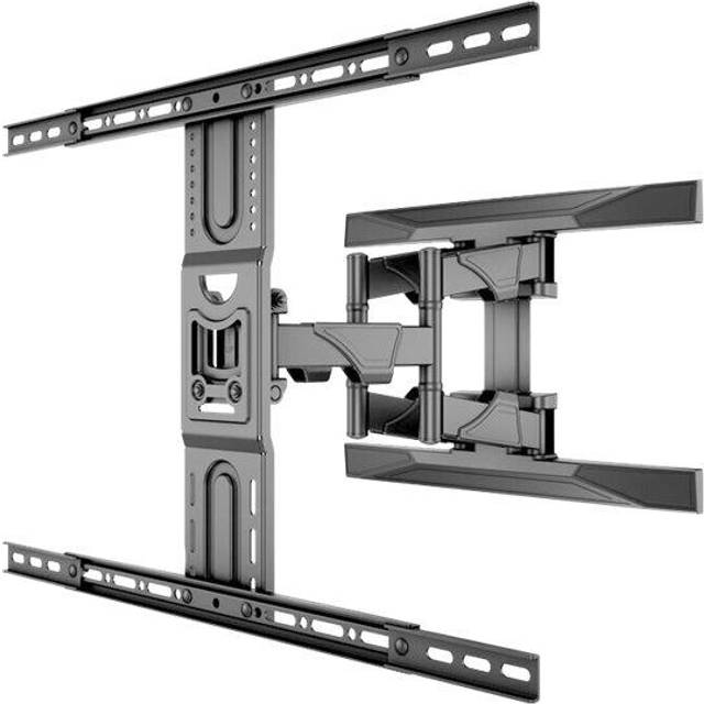 Multibrackets M VESA Flexarm L Full Motion Dual - Konsol - justerbar arm med full rörlighet - för LCD-display - svart - skärmstorlek: 45"-75" - väggmonterbar