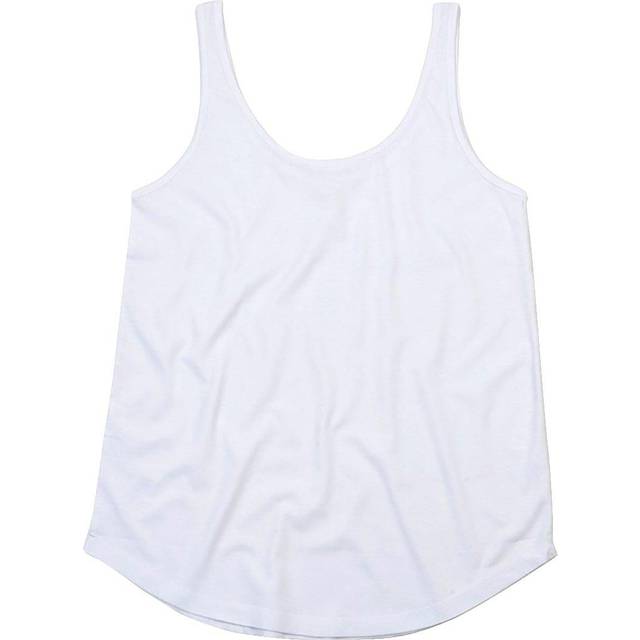(2XL, White) Mantis Womens/Ladies Loose Fit Sleeveless Vest Top