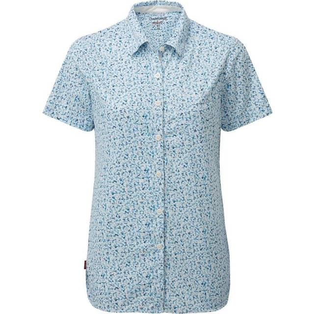 (10 UK, Sage Green) Craghoppers Womens/Ladies Tayma Short-Sleeved Shirt