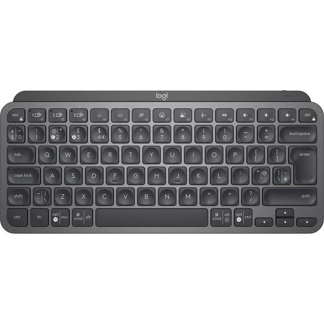 Logitech MX Keys Mini – trådlöst, upplyst tangentbord in Ljusgrå, UK English (Qwerty)