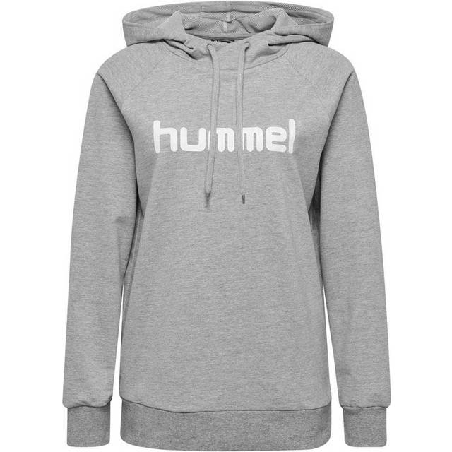 hummel Dam GO bomull logo huvtröja