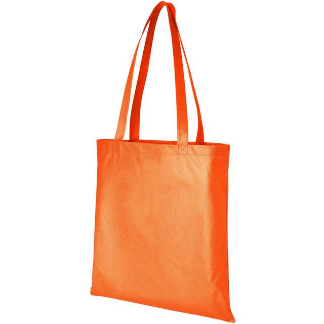 (One Size, Orange) Bullet Zeus Non Woven Convention Tote