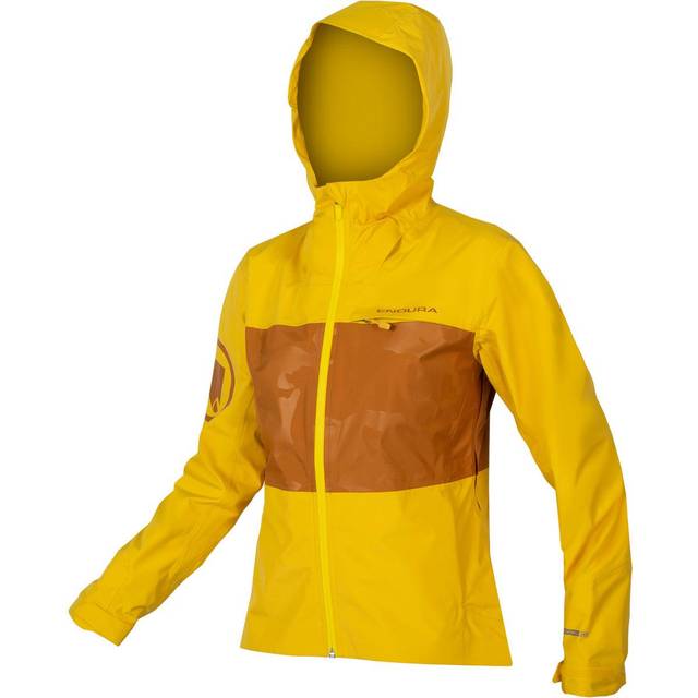 Endura SingleTrack II Jacka till Kvinnor - Gul - Storlek Large - Gul,Orange