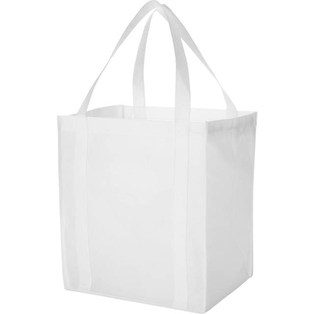 (33 x 25.4 x 36.8 cm, White) Bullet Liberty Non Woven Grocery Tote