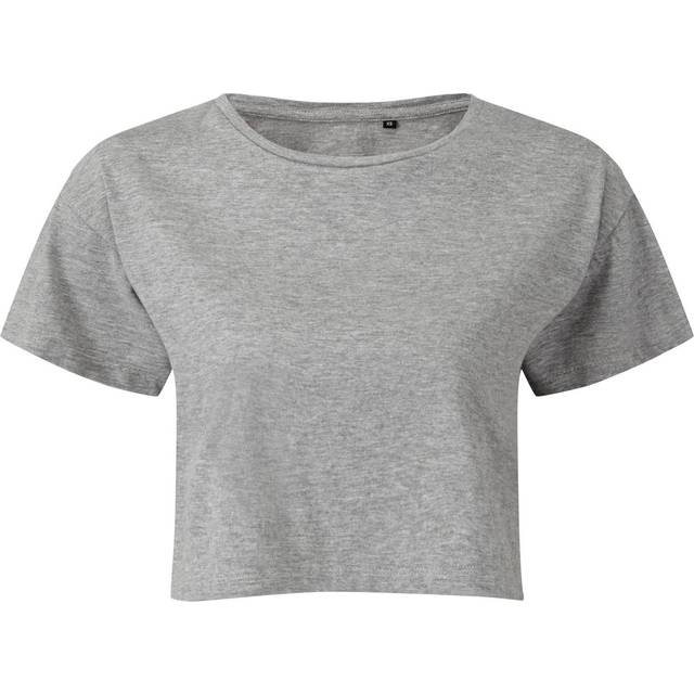 TriDri Womens TriDri Crop Top - Heather Grey