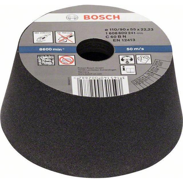 Bosch Conical Abrasive Cup Wheel for Stone 110mm 60g