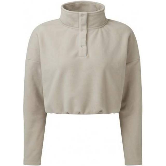 (L-XL, Nude) TriDri Womens/Ladies Cropped Fleece Top
