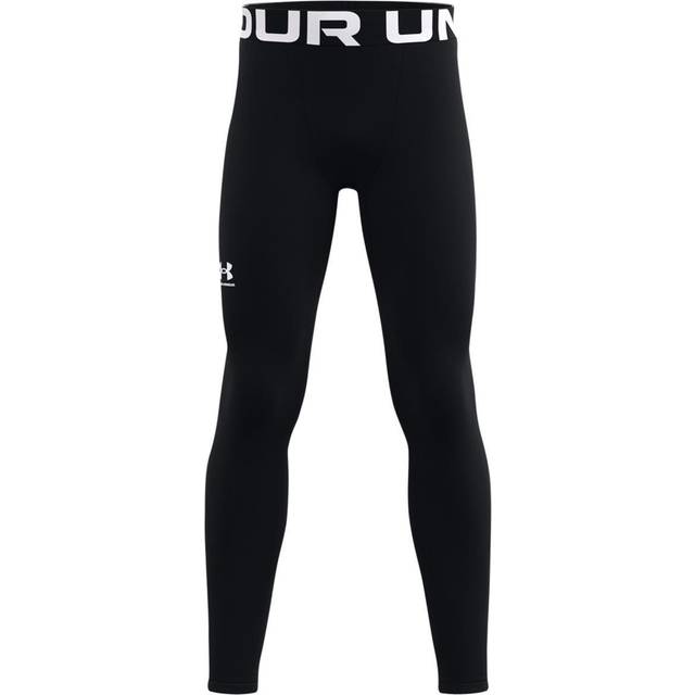 Under Armour UA CG Armour Leggings Jnr - Black/White / LB 12-13Yr