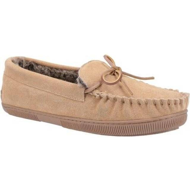 Hush Puppies Womens/Ladies Allie Slip On Leather Slipper (Tan) - Size UK 8