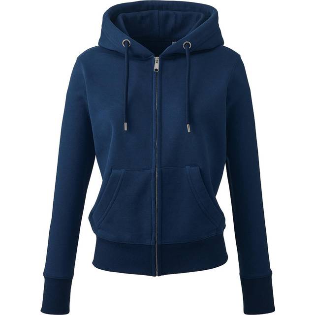 Organic Full Zip Hoodie - Navy - XXL