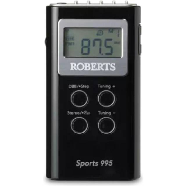 Roberts Radio SPORTS995BK Digital Radio with FM / AM Tuner - Black
