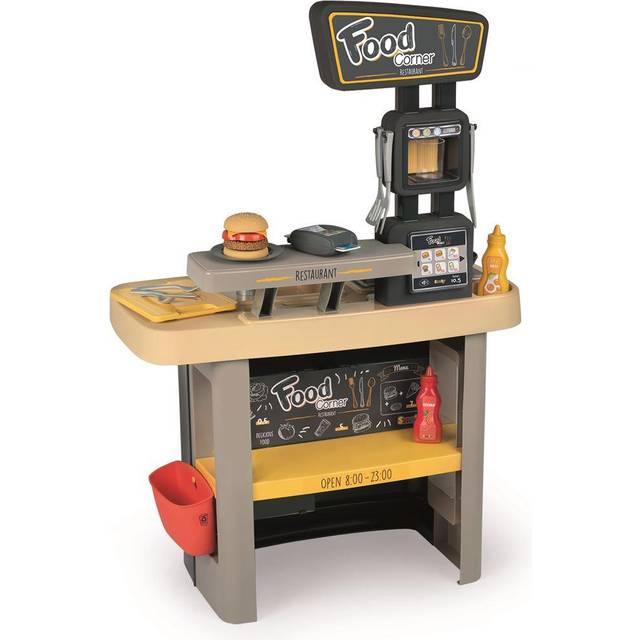 Smoby 2-in1 Play Restaurant Food Corner (95.5cm H X 63cm W X 38.8cm D)