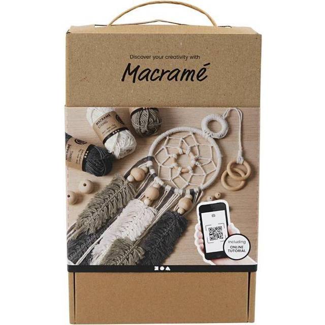 Macrame-Lernset, 15-teilig für einen Traumfänger