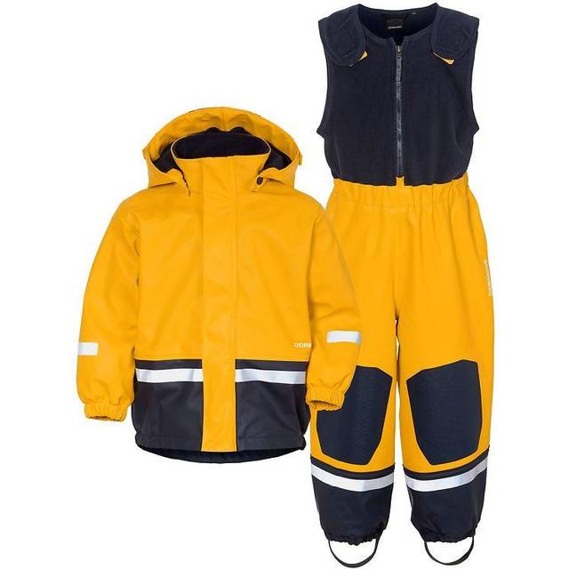 Didriksons Boardman Fodrat Regnställ, Oat Yellow, 90