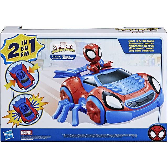 Marvel Spider-Man Change 'N Go Web-Crawler And Spidey Action Figure
