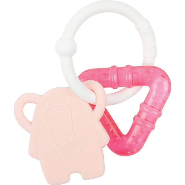 Nattou Soft Silicone Bitring Rosa