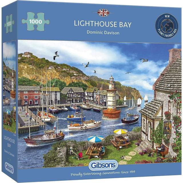 Gibsons Lighthouse Bay 1000 Piece Jigsaw Puzzle