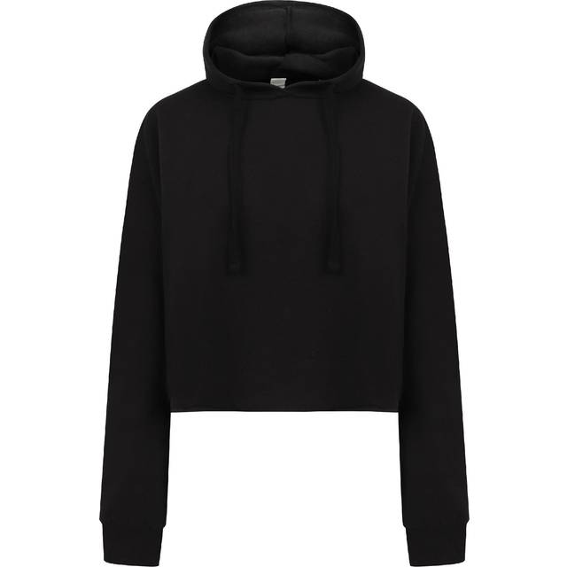 SF Dam/Dam Cropped Slounge Hoody XL svart