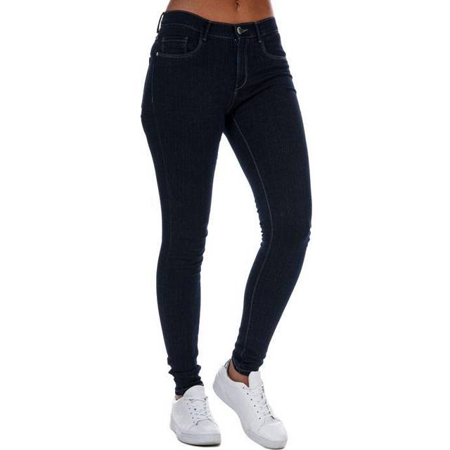 ONLY Female Skinny Fit Jeans ONLRain Reg, Mörkblå denim, (L) W x 30L
