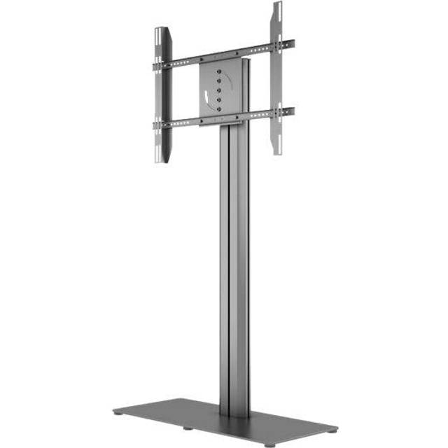 Multibrackets M Public Display Stand 145 HD Single Black w. Floorbase - Vagn - för LCD-display - låsbar - aluminium - svart - skärmstorlek: 65"-85" - monteringsgränssnitt: upp till 700 x 400 mm
