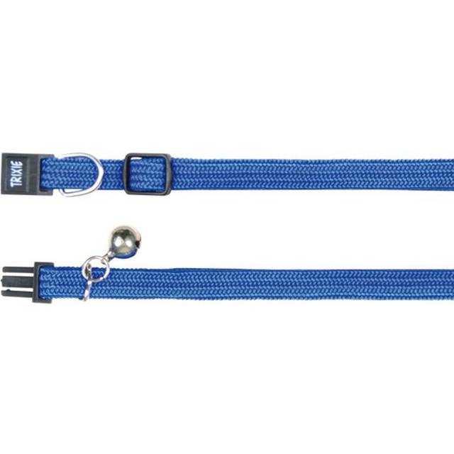 Trixie 4154 Katthalsband, elastiskt, nylon, blandade färger