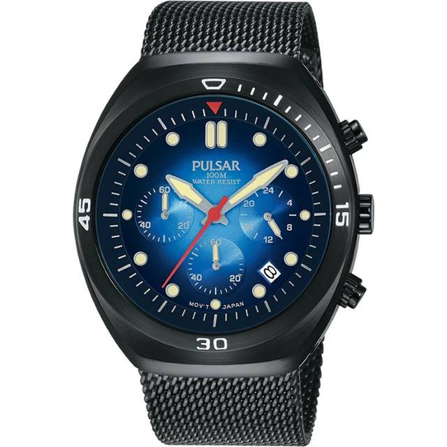 Pulsar Gents Multi Dial 42mm 10ATM Chronograph Watch PT3951X2