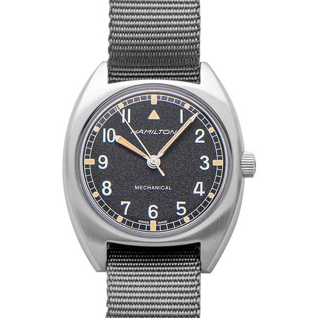 Hamilton Khaki Aviation Pilot Pioneer Mechanical H76419931 100M Men's Watch black