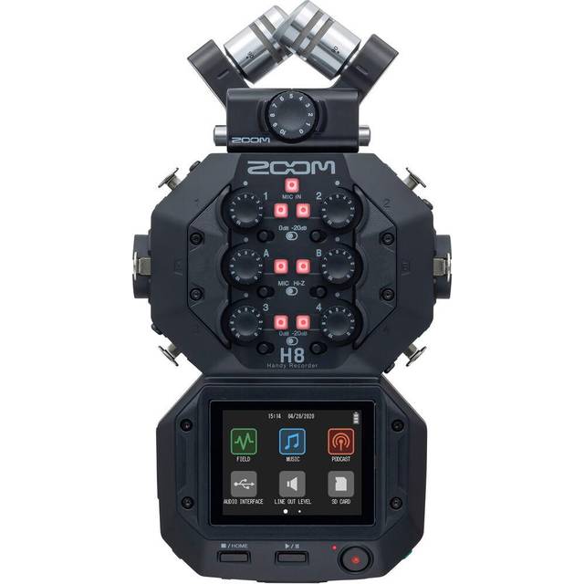 Zoom H8 tragbarer 12 Spur Audio Recorder Handy Recorder