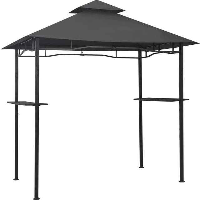 Grilltält 240x150x255 cm antracit stål