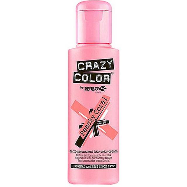 Crazy Color Peachy Coral Semi-Permanent Hair Dye