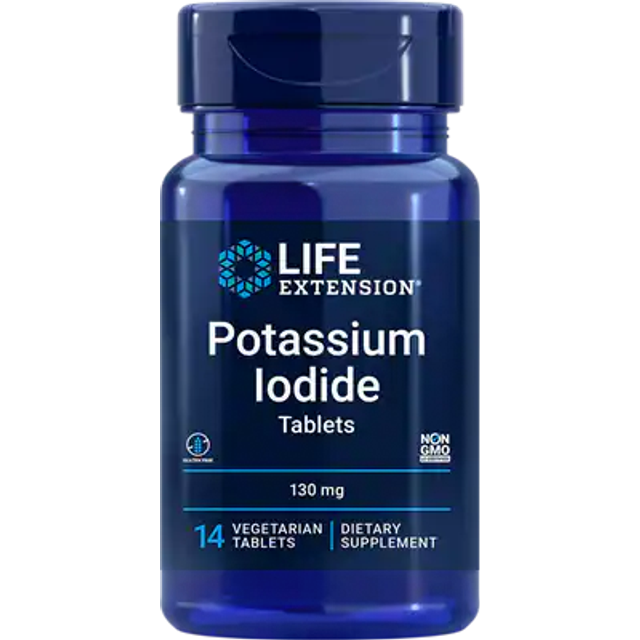 Life Extension  Potassium Iodide  130 mg  14 Vegetarian Tablets
