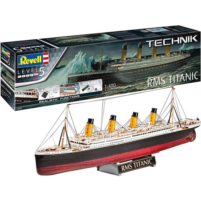 Revell RV00458 RMS Titanic - Technik Model kit, Unpainted