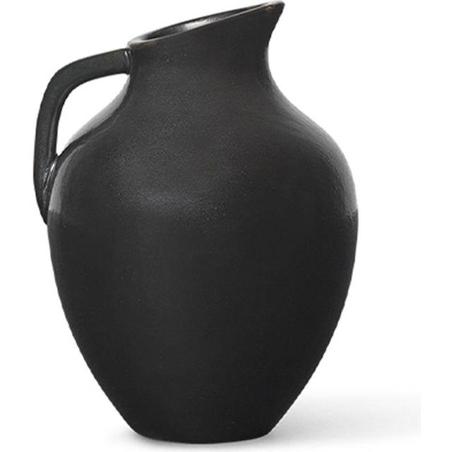 Ferm Living - Ary Mini Vase - Vas - Medium - Charcoal - Ø7 x H10 cm