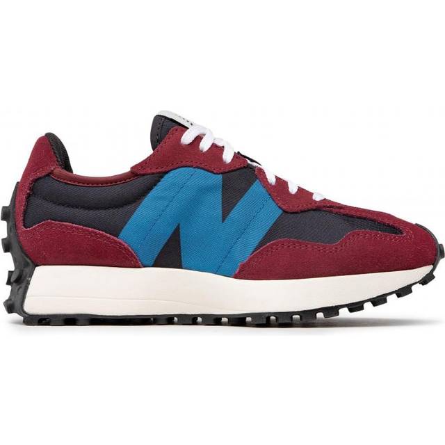 (WMNS) New Balance 327 'Burgundy Light Rouge Wave' WS327CA - Black/Red/Blue - 6.5