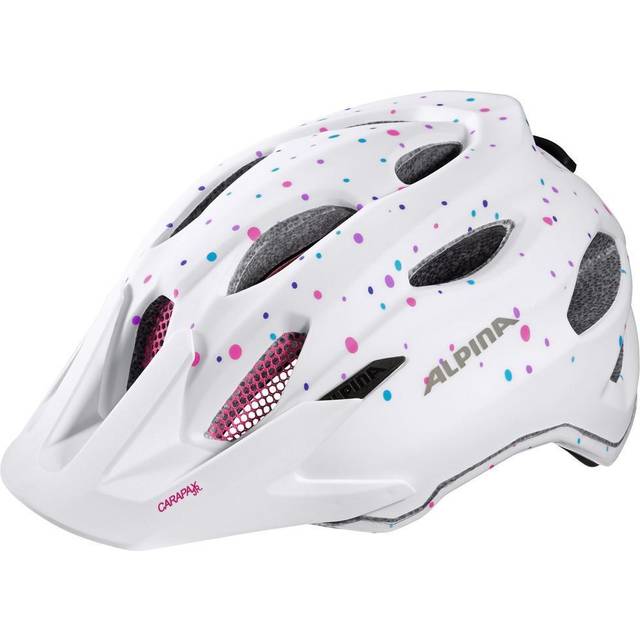 ALPINA Unisex - Barn, CARAPAX JR. Cykelhjälm, black-neon-yellow, 51-56 cm